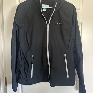 Columbia Black Jacket with Grey Accents